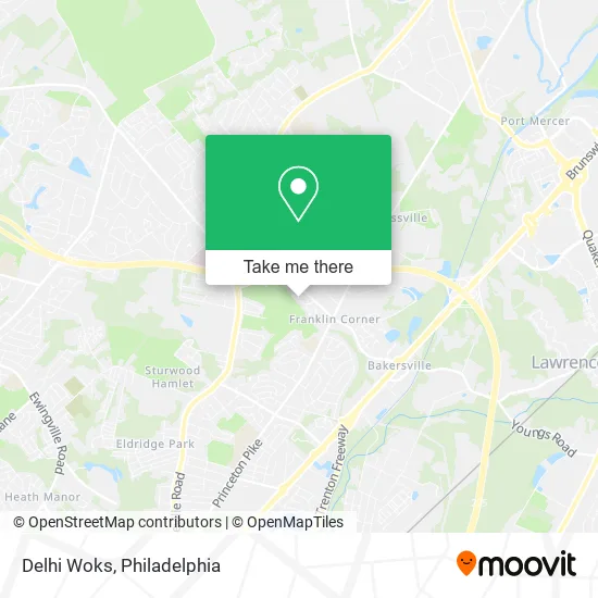 Delhi Woks map