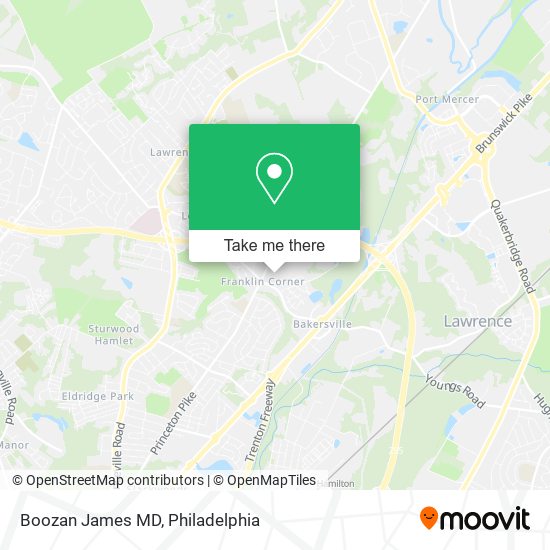 Mapa de Boozan James MD