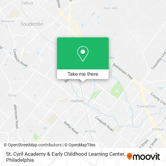 St. Cyril Academy & Early Childhood Learning Center map