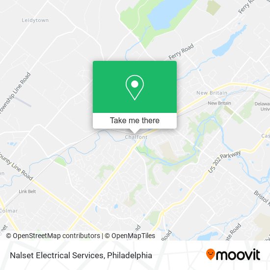 Nalset Electrical Services map