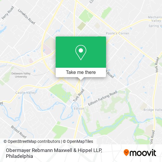Obermayer Rebmann Maxwell & Hippel LLP map