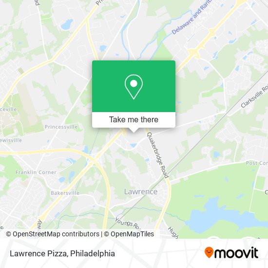 Mapa de Lawrence Pizza