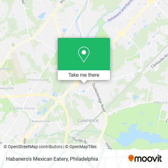 Habanero's Mexican Eatery map