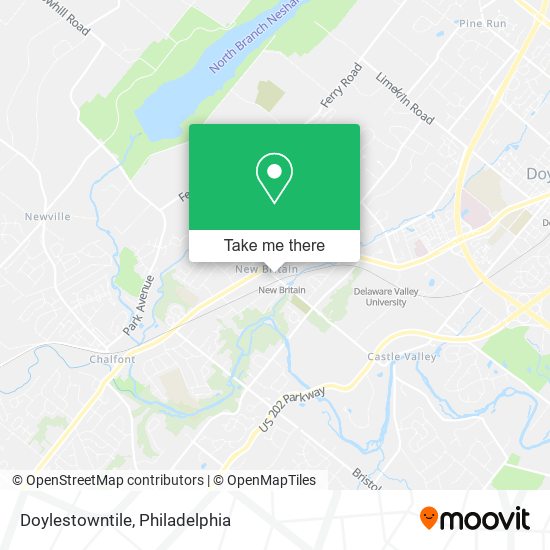 Mapa de Doylestowntile