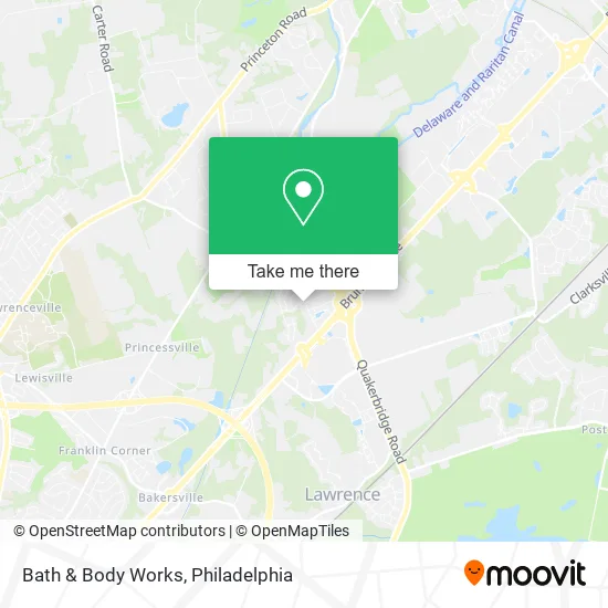 Bath & Body Works map