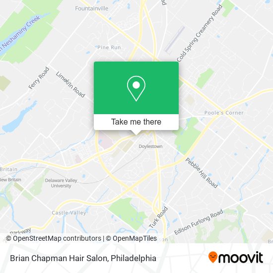 Mapa de Brian Chapman Hair Salon