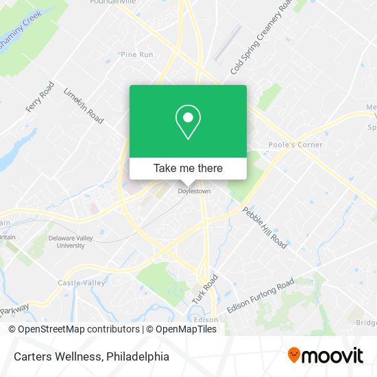 Mapa de Carters Wellness