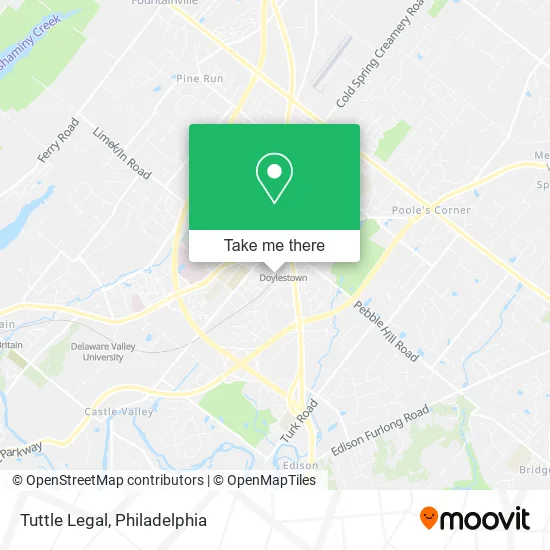 Tuttle Legal map