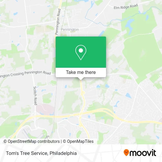 Tom's Tree Service map