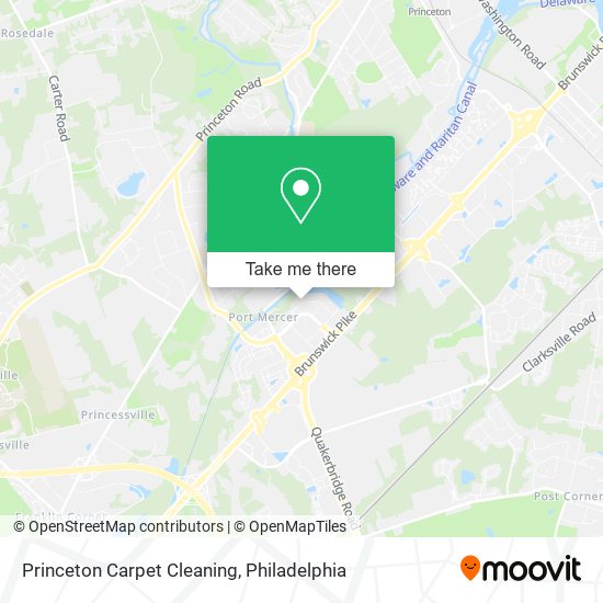 Mapa de Princeton Carpet Cleaning