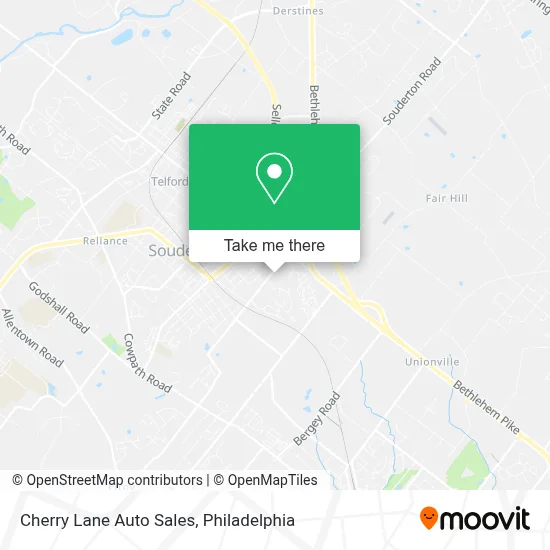 Cherry Lane Auto Sales map