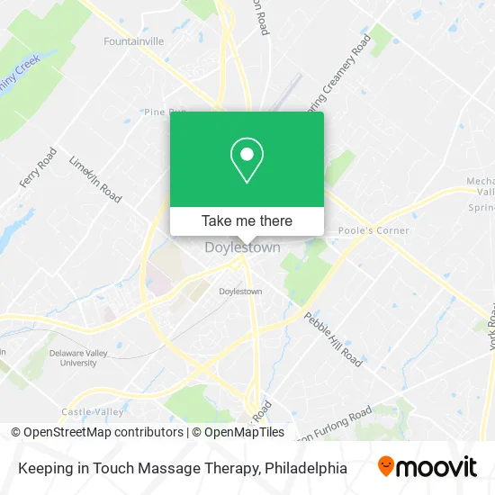 Keeping in Touch Massage Therapy map