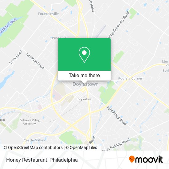 Honey Restaurant map