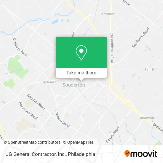 Mapa de JG General Contractor, Inc.