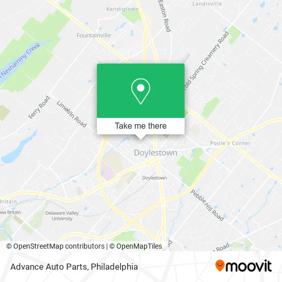Advance Auto Parts map