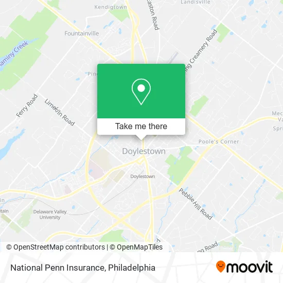 National Penn Insurance map