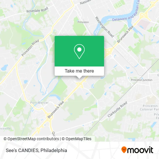 Mapa de See's CANDIES