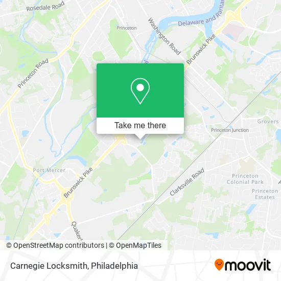 Carnegie Locksmith map