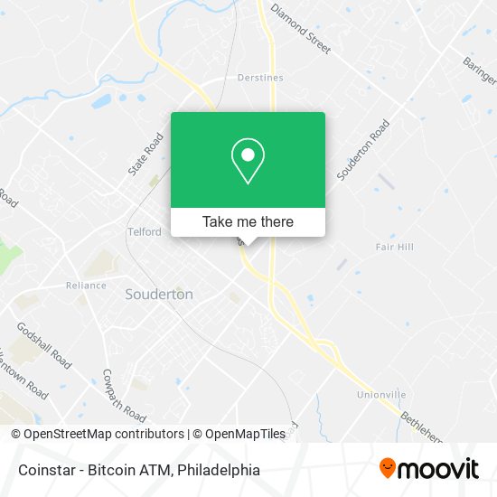 Mapa de Coinstar - Bitcoin ATM