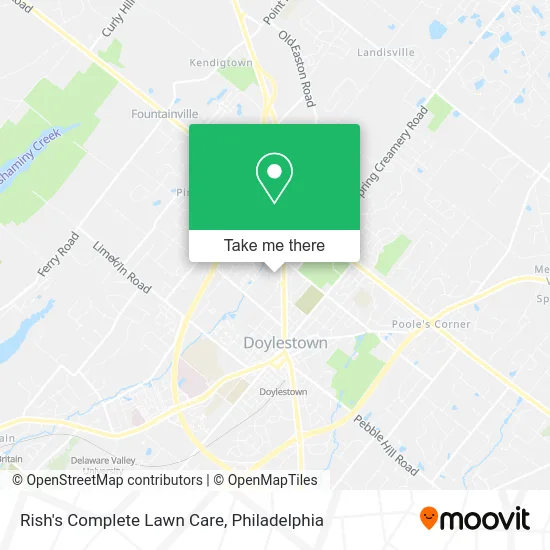 Rish's Complete Lawn Care map