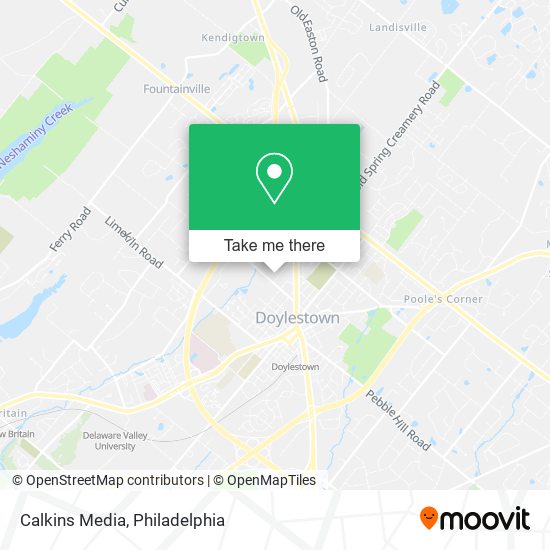 Mapa de Calkins Media