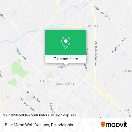 Blue Moon Wolf Designs map