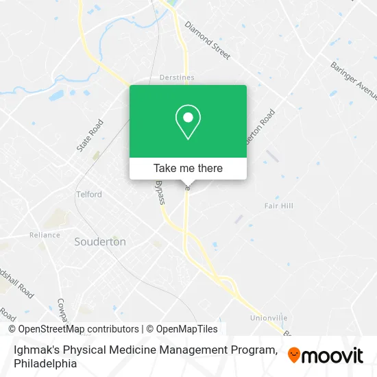 Ighmak's Physical Medicine Management Program map