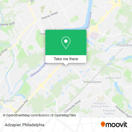 Adzapier map