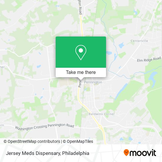 Jersey Meds Dispensary map