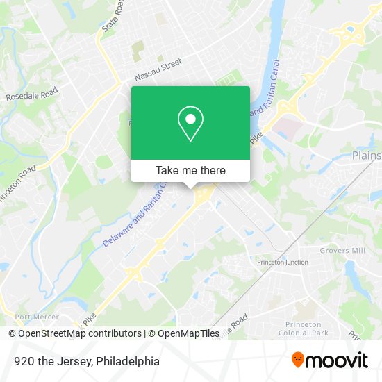 Mapa de 920 the Jersey