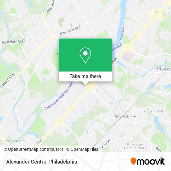Alexander Centre map