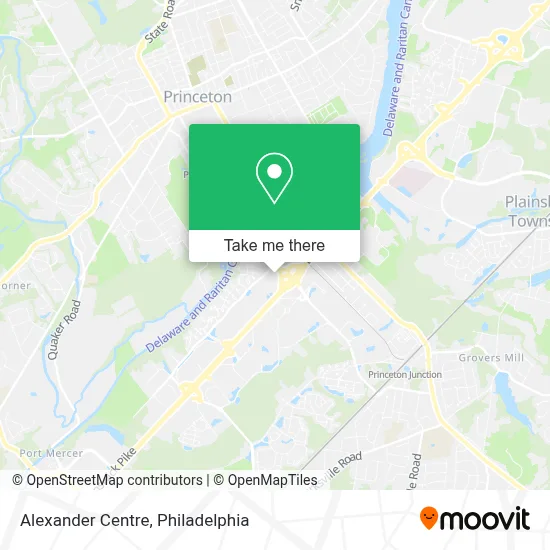Alexander Centre map