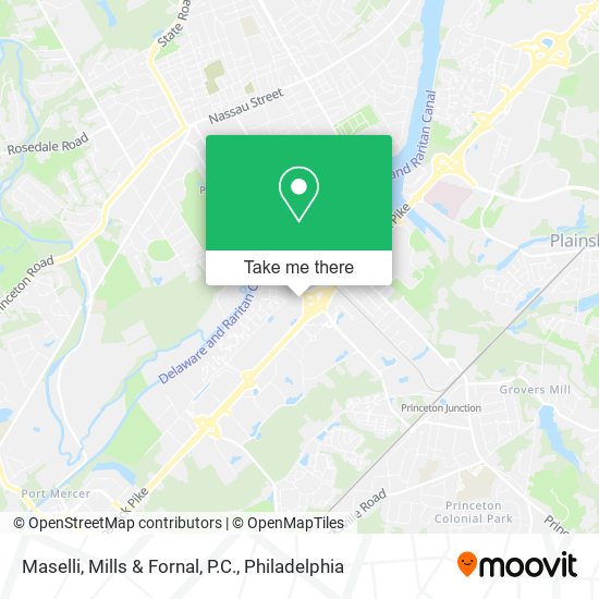 Mapa de Maselli, Mills & Fornal, P.C.