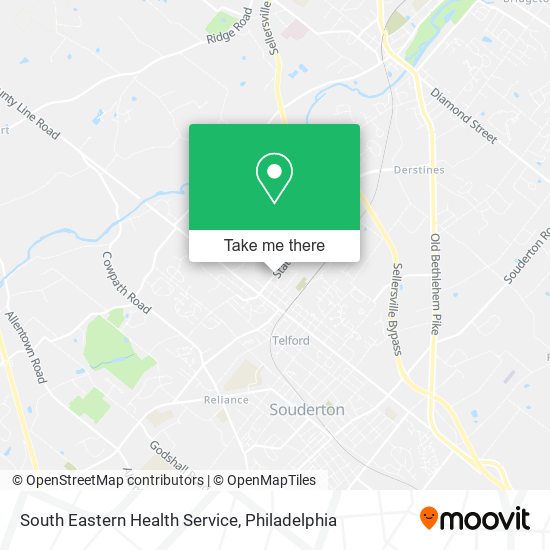 South Eastern Health Service map