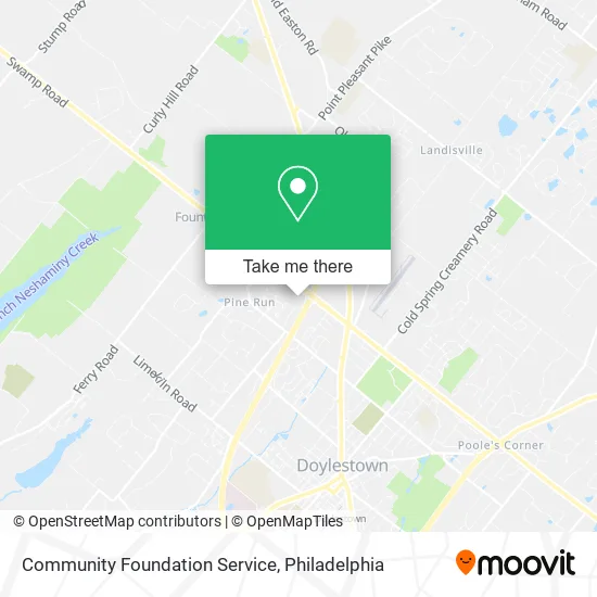 Community Foundation Service map
