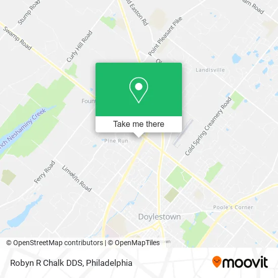 Robyn R Chalk DDS map