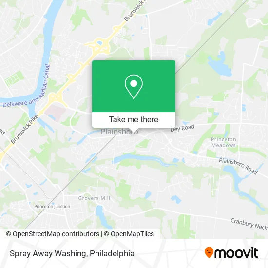 Spray Away Washing map