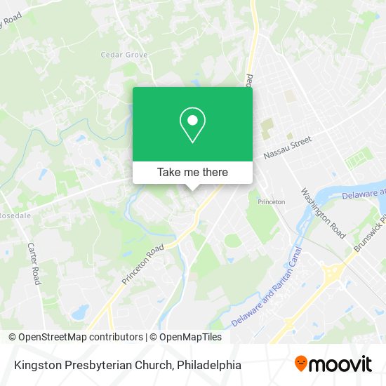 Kingston Presbyterian Church map