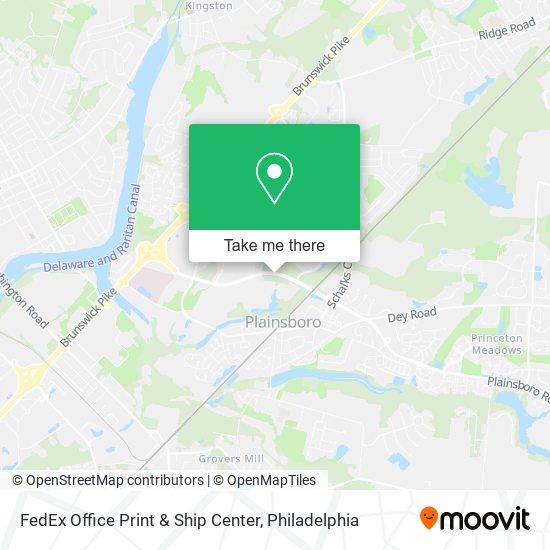 FedEx Office Print & Ship Center map