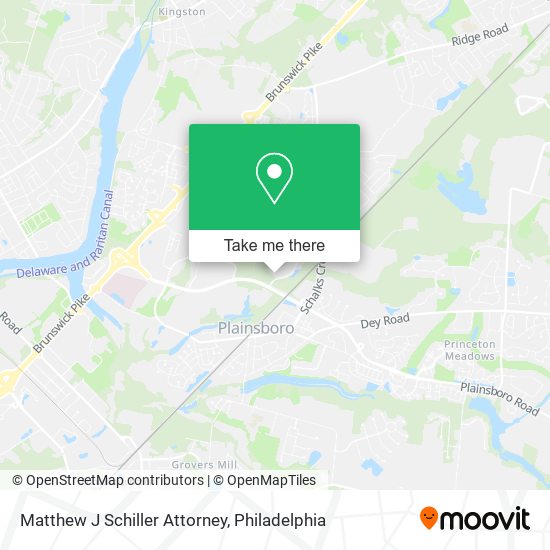 Matthew J Schiller Attorney map