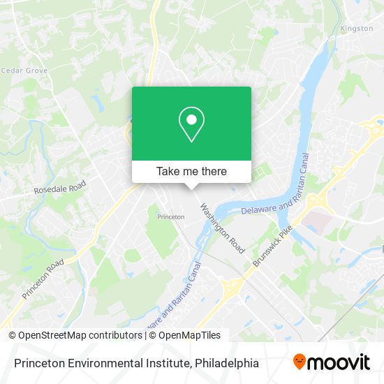 Mapa de Princeton Environmental Institute