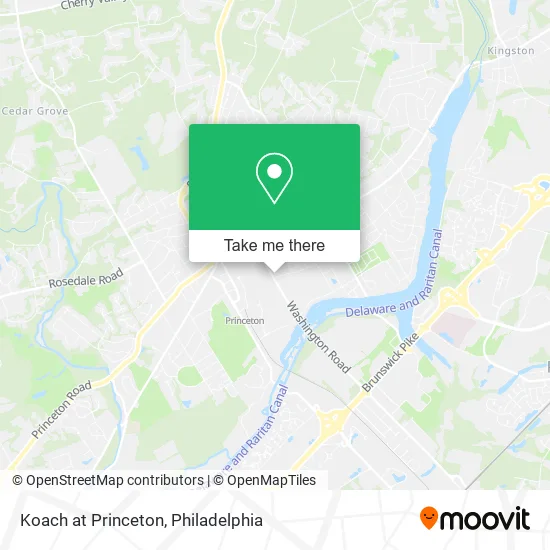Koach at Princeton map
