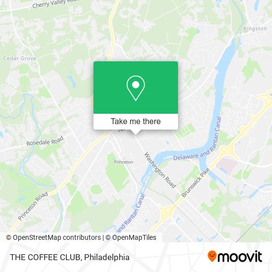 THE COFFEE CLUB map