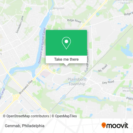 Genmab map