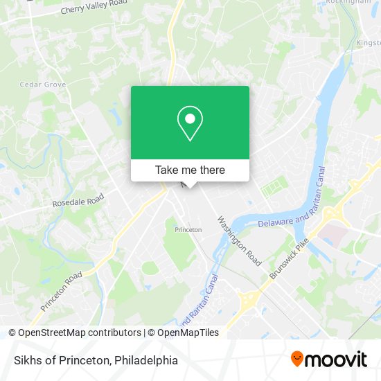 Sikhs of Princeton map