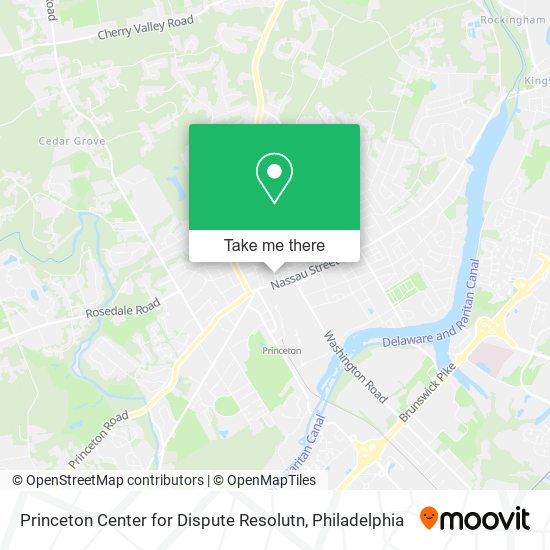 Princeton Center for Dispute Resolutn map