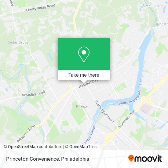 Mapa de Princeton Convenience