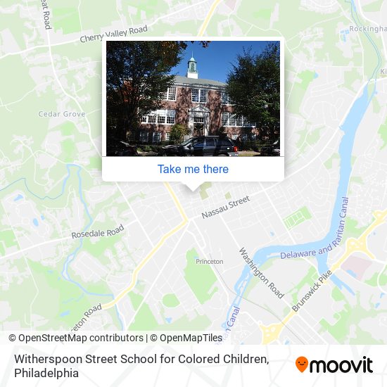 Witherspoon Street School for Colored Children map