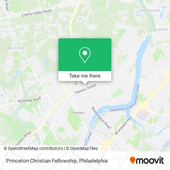 Princeton Christian Fellowship map