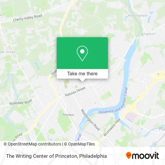 The Writing Center of Princeton map